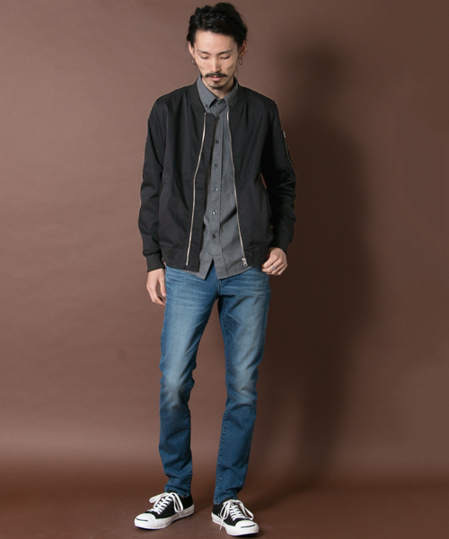 URBAN RESEARCH(アーバンリサーチ)の「UR MA-1(MA-1・メンズ・ブラック/カーキ/ネイビー/インディゴブルー・LARGE/MEDIUM)」の21枚目の写真