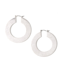 MOUSSY | WIDE HOOP EARRING(ピアス（両耳用）)