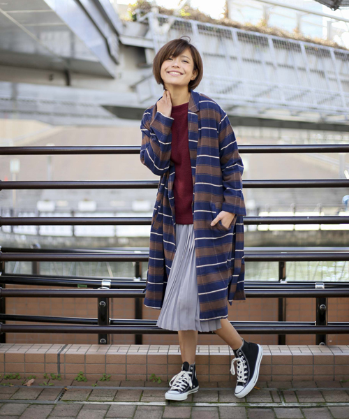 Denime(ドゥニーム)の「ヘビーフランネルガウン(その他アウター・レディース・ブラウン系その他2/レッド系その他2/ブルー系その他2・FREE)」の2枚目の写真