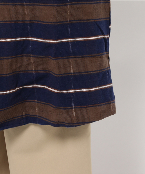 Denime(ドゥニーム)の「ヘビーフランネルガウン(その他アウター・レディース・ブラウン系その他2/レッド系その他2/ブルー系その他2・FREE)」の10枚目の写真