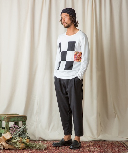 rehacer(レアセル)の「Waterproof Tuck Pants Made in Japan(スラックス・メンズ・グレー/ブラック・SMALL/MEDIUM/LARGE)」の3枚目の写真