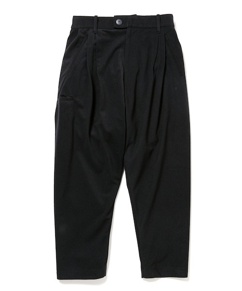 rehacer(レアセル)の「Waterproof Tuck Pants Made in Japan(スラックス・メンズ・グレー/ブラック・SMALL/MEDIUM/LARGE)」の5枚目の写真