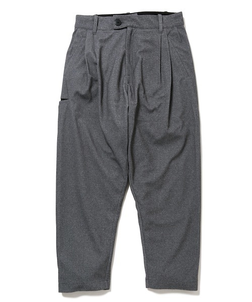 rehacer(レアセル)の「Waterproof Tuck Pants Made in Japan(スラックス・メンズ・グレー/ブラック・SMALL/MEDIUM/LARGE)」の6枚目の写真