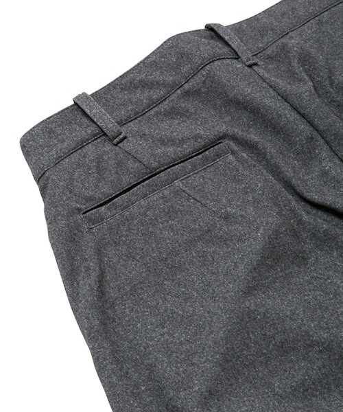 rehacer(レアセル)の「Waterproof Tuck Pants Made in Japan(スラックス・メンズ・グレー/ブラック・SMALL/MEDIUM/LARGE)」の12枚目の写真