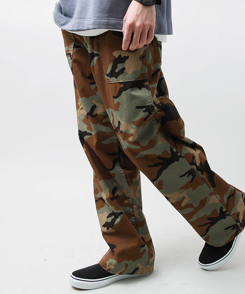 WEGO（ウィゴー）の「WEGO/ベイカーパンツ（カーゴパンツ・メンズ・その他1/カーキ・LARGE/MEDIUM）」の2枚目の写真