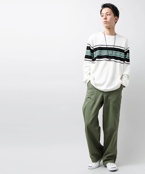 WEGO（ウィゴー）の「WEGO/ベイカーパンツ（カーゴパンツ・メンズ・その他1/カーキ・LARGE/MEDIUM）」の12枚目の写真