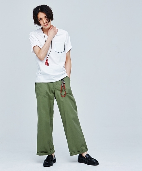 WEGO（ウィゴー）の「WEGO/ベイカーパンツ（カーゴパンツ・メンズ・その他1/カーキ・LARGE/MEDIUM）」の21枚目の写真