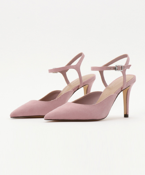 CHARLES & KEITH(チャールズ & キース)の「ポインテッドアンクルストラップヒール / POINTED ANKLE-STRAP HEELS(サンダル・レディース・ピンク/ブラック/ライトブルー・22cm/22.5cm/23cm/24cm/24.5cm/23.5cm)」の1枚目の写真