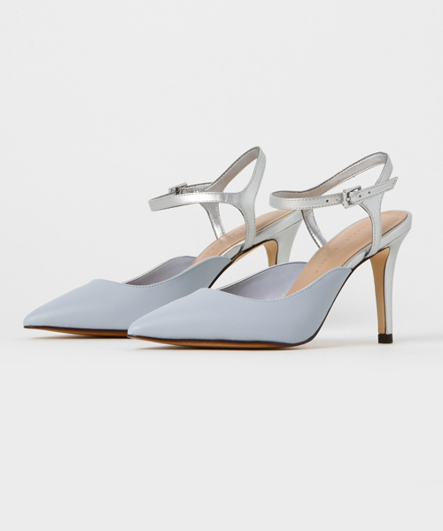 CHARLES & KEITH(チャールズ & キース)の「ポインテッドアンクルストラップヒール / POINTED ANKLE-STRAP HEELS(サンダル・レディース・ピンク/ブラック/ライトブルー・22cm/22.5cm/23cm/24cm/24.5cm/23.5cm)」の3枚目の写真