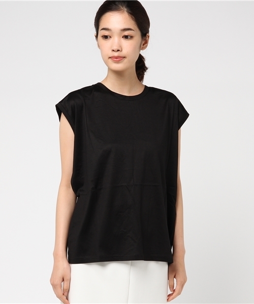 SLY（スライ）の「CELLNOBLE キャップスリーブTOPS（タンクトップ・レディース・ブラック/オフホワイト/トップグレー・FREE）」の13枚目の写真