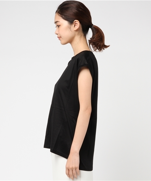 SLY（スライ）の「CELLNOBLE キャップスリーブTOPS（タンクトップ・レディース・ブラック/オフホワイト/トップグレー・FREE）」の7枚目の写真