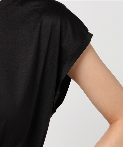 SLY（スライ）の「CELLNOBLE キャップスリーブTOPS（タンクトップ・レディース・ブラック/オフホワイト/トップグレー・FREE）」の10枚目の写真