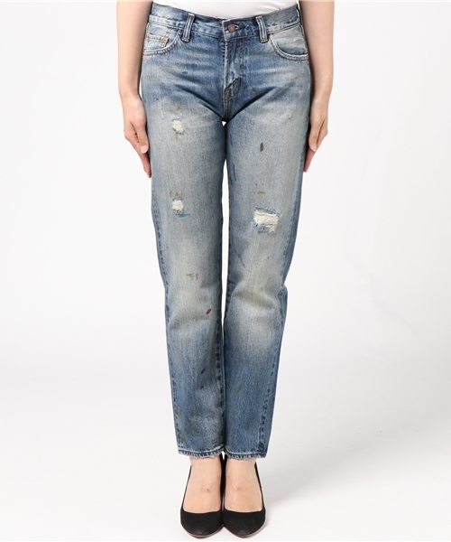 LEVI'S VINTAGE CLOTHING（リーバイスビンテージクロージング）の「LEVI'S(R) VINTAGE CLOTHING 1967 505(TM) カスタマイズ ブルー NO. 5/14oz（デニムパンツ・レディース・ブルー・26inch/25inch/24inch/27inch/28inch）」の2枚目の写真