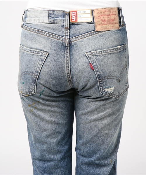 LEVI'S VINTAGE CLOTHING（リーバイスビンテージクロージング）の「LEVI'S(R) VINTAGE CLOTHING 1967 505(TM) カスタマイズ ブルー NO. 5/14oz（デニムパンツ・レディース・ブルー・26inch/25inch/24inch/27inch/28inch）」の6枚目の写真