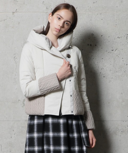 YOSOOU�i���\�I�E�j�́uKnit Pocket Jacket/�j�b�g�|�P�b�g�W���P�b�g�i�_�E���W���P�b�g/�R�[�g�j�v�b�I�t�z���C�g