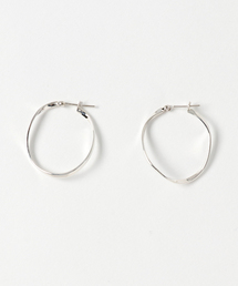 Ray BEAMS | Ray BEAMS / ツイスト フープ ピアス 20mm(ピアス（両耳用）)