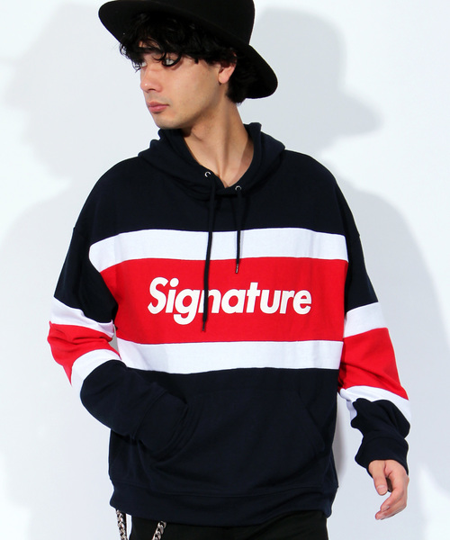 ８(eight)（エイト）の「切替 ロゴ プルオーバー パーカー（パーカー・メンズ・ホワイト/ブラック/ネイビー・MEDIUM/LARGE）」の3枚目の写真