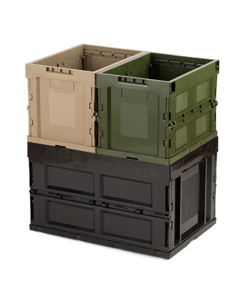 BRID（ブリッド）の「.ブリッド 収納 モールディング コンテナボックス  / BRID MOLDING_CONTAINER BOX［50L_L］（収納グッズ・レディース・カーキ/サンドベージュ/ブラック・FREE）」の4枚目の写真
