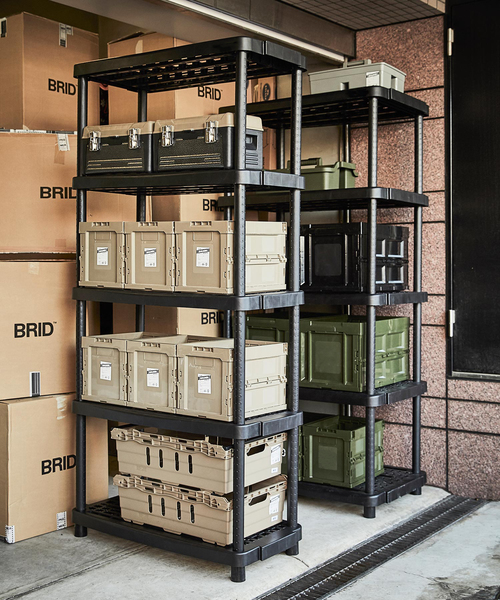 BRID（ブリッド）の「.ブリッド 収納 モールディング コンテナボックス  / BRID MOLDING_CONTAINER BOX［50L_L］（収納グッズ・レディース・カーキ/サンドベージュ/ブラック・FREE）」の6枚目の写真
