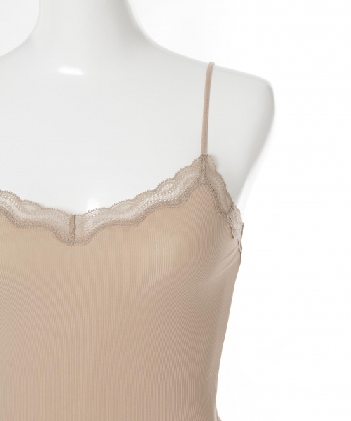 bijorie（ビジュリィ）の「テレコ/ストレッチレースキャミソール（その他アンダーウェア/インナー・レディース・ホワイト/ライトピンク/ベージュ/ブラック・L/M）」の15枚目の写真