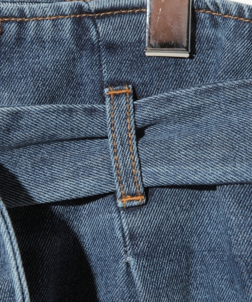 PAGEBOY（ページボーイ）の「デニムマムパンツ（デニムパンツ・レディース・ライトブルー/インディゴブルー/ブルー・FREE）」の9枚目の写真