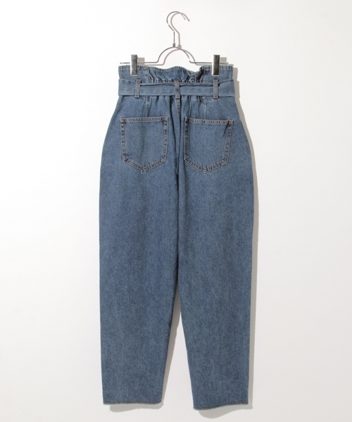 PAGEBOY（ページボーイ）の「デニムマムパンツ（デニムパンツ・レディース・ライトブルー/インディゴブルー/ブルー・FREE）」の7枚目の写真