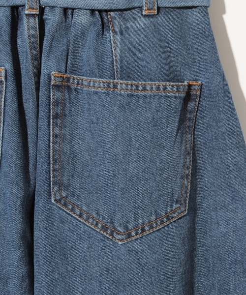 PAGEBOY（ページボーイ）の「デニムマムパンツ（デニムパンツ・レディース・ライトブルー/インディゴブルー/ブルー・FREE）」の10枚目の写真