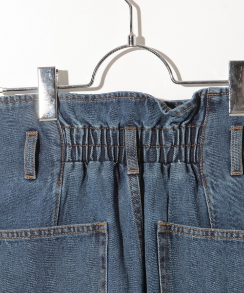 PAGEBOY（ページボーイ）の「デニムマムパンツ（デニムパンツ・レディース・ライトブルー/インディゴブルー/ブルー・FREE）」の8枚目の写真
