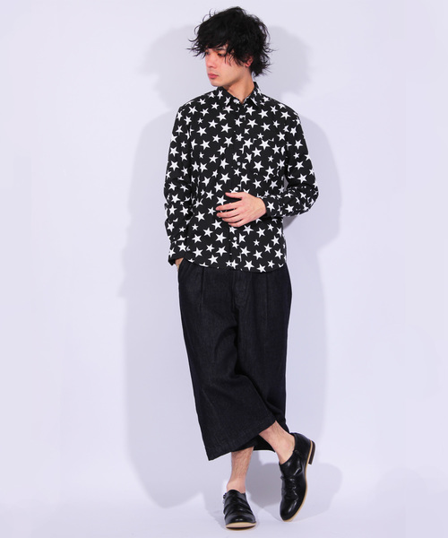 8(eight)（エイト）の「スター 星柄 長袖シャツ コットン（シャツ