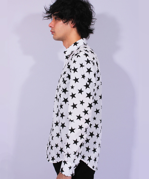 8(eight)（エイト）の「スター 星柄 長袖シャツ コットン（シャツ