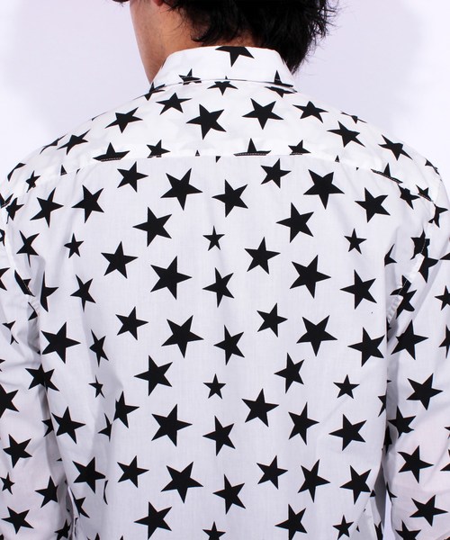 8(eight)（エイト）の「スター 星柄 長袖シャツ コットン（シャツ