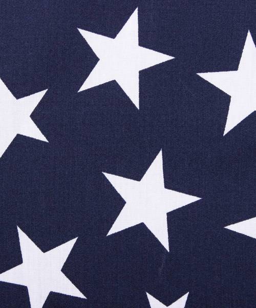 ８(eight)（エイト）の「スター 星柄 長袖シャツ コットン（シャツ/ブラウス・メンズ・ブラック/ネイビー/ホワイト×ブラック/ホワイト×ネイビー・LARGE/MEDIUM）」の19枚目の写真