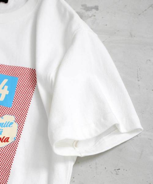 BUCCA 44（ブッカフォーティーフォー）の「【BUCCA 44】ポップコーンプリントTシャツ（Tシャツ/カットソー・メンズ・ホワイト/サックスブルー・MEDIUM/LARGE/X-LARGE/XX-LARGE/XXX-LARGE）」の8枚目の写真