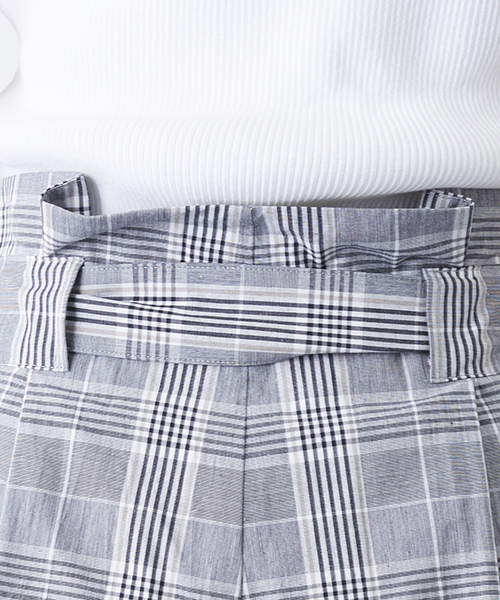 STUDIOUS(ステュディオス)の「【STUDIOUS】ベルテッドワイドパンツ(その他パンツ・レディース・グレー/キャメル/ネイビー・0/1)」の8枚目の写真