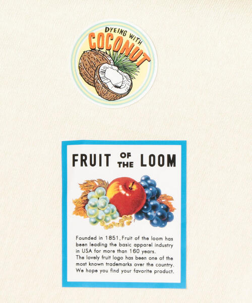 FRUIT OF THE LOOM(フルーツオブザルーム)の「<FRUIT OF THE LOOM> FRUIT DYE TEE/Tシャツ ◆(Tシャツ/カットソー・メンズ・オフホワイト/シャーベット/ライム/ライラック・LARGE/MEDIUM/SMALL)」の12枚目の写真