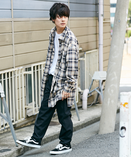 kutir(クティール)の「long shirt outer/ロングシャツアウター(シャツ/ブラウス・メンズ・ブラック/ベージュ/ダークブルー・MEDIUM/LARGE)」の18枚目の写真