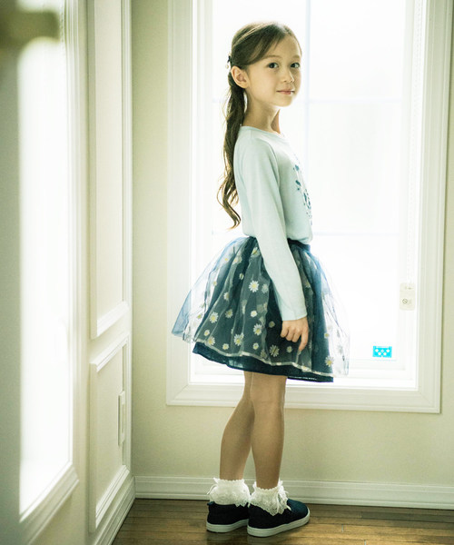 Catherine Cottage（キャサリンコテージ）の「オリジナルプリント　Aラインカットソー（Tシャツ/カットソー・キッズ・ブルー系その他/ピンク系その他/ホワイト系その他4/ホワイト系その他5/ブルー系その他2/ブルー系その他5/パープル系その他2/パープル系その他3/ピンク系その他3/ピンク系その他4・100/110/120/130/140/150）」の21枚目の写真