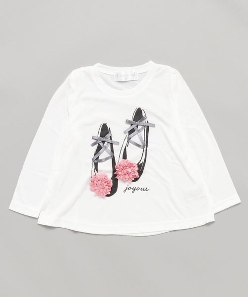 Catherine Cottage（キャサリンコテージ）の「オリジナルプリント　Aラインカットソー（Tシャツ/カットソー・キッズ・ブルー系その他/ピンク系その他/ホワイト系その他4/ホワイト系その他5/ブルー系その他2/ブルー系その他5/パープル系その他2/パープル系その他3/ピンク系その他3/ピンク系その他4・100/110/120/130/140/150）」の3枚目の写真