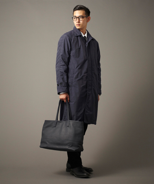 UNITED ARROWS（ユナイテッドアローズ）の「UAL CIBO SOFT TOTE YOKO（トートバッグ・メンズ・ネイビー/その他1/ブラック/ベージュ・フリー）」の11枚目の写真