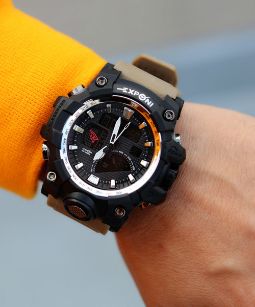 FL import collection（エフエルインポートコレクション）の「【EXPONI】多機能ダブルフェイスウォッチ（アナログ腕時計・メンズ・ブラック系その他2/ブラック系その他3/グリーン系その他2/ブルー系その他2/ブルー系その他3/レッド系その他2/レッド系その他3/シルバー系その他2/ゴールド系その他2・FREE）」の14枚目の写真