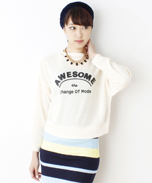 WEGO | WEGO/ハイネックロゴニットソー(ニット/セーター)