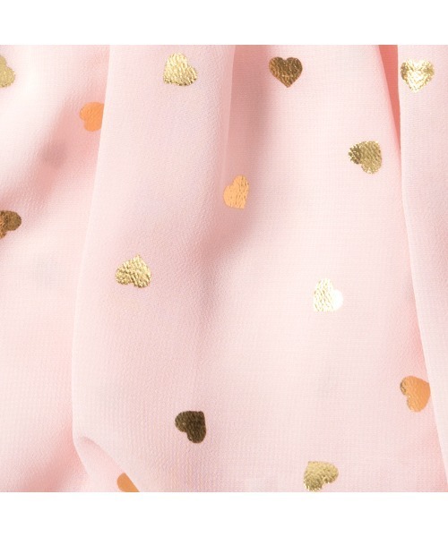niva（ニヴァ）の「【niva/ニヴァ】Many Gold Hearts（スタイ/よだれかけ・キッズ・ピンク・FREE）」の3枚目の写真