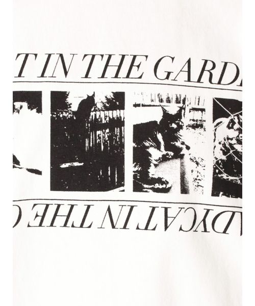 MURUA（ムルーア）の「CATロングTシャツ（Tシャツ/カットソー・レディース・ホワイト/ブラック/ラベンダー・FREE）」の19枚目の写真