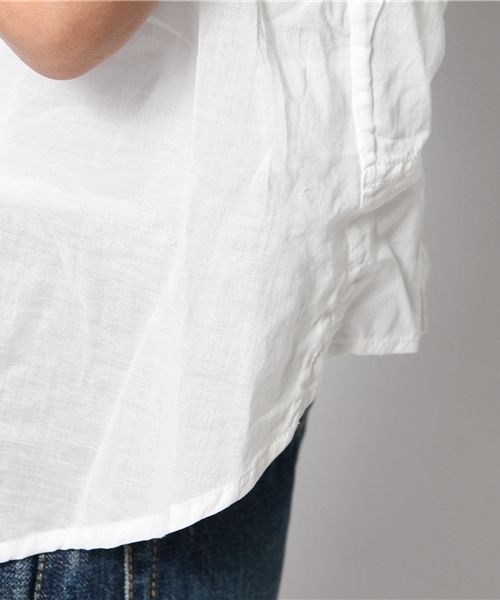 BEAMS BOY（ビームスボーイ）の「BEAMS BOY / 首レース 後ボタン ブラウス（シャツ/ブラウス・レディース・ホワイト・ONE SIZE）」の7枚目の写真