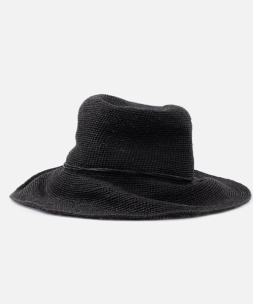 AZUL by moussy（アズールバイマウジー）の「PAPER FOLDING HAT/折り畳みペーパーハット（ハット・レディース・ベージュ/ブラック/ブラウン・FREE）」の6枚目の写真