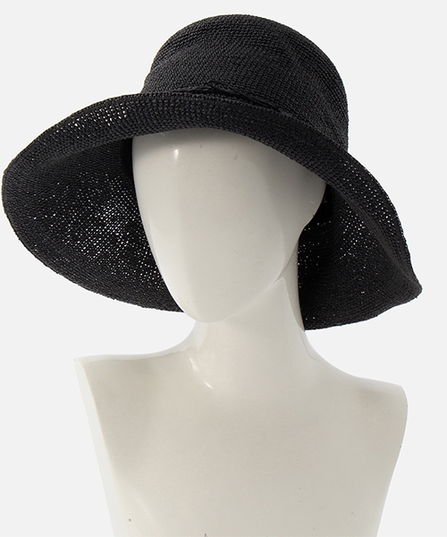 AZUL by moussy（アズールバイマウジー）の「PAPER FOLDING HAT/折り畳みペーパーハット（ハット・レディース・ベージュ/ブラック/ブラウン・FREE）」の8枚目の写真