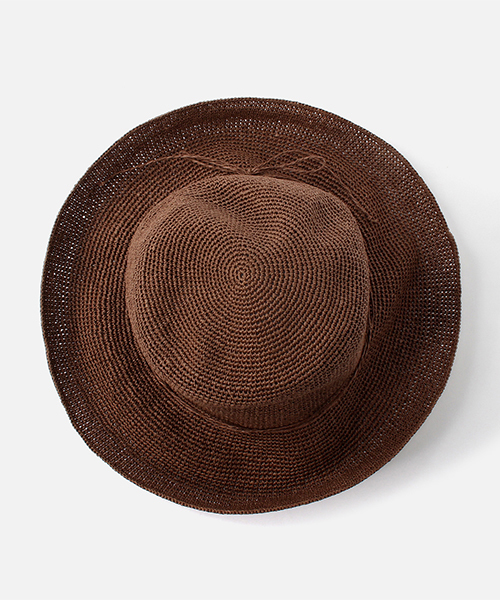 AZUL by moussy（アズールバイマウジー）の「PAPER FOLDING HAT/折り畳みペーパーハット（ハット・レディース・ベージュ/ブラック/ブラウン・FREE）」の12枚目の写真