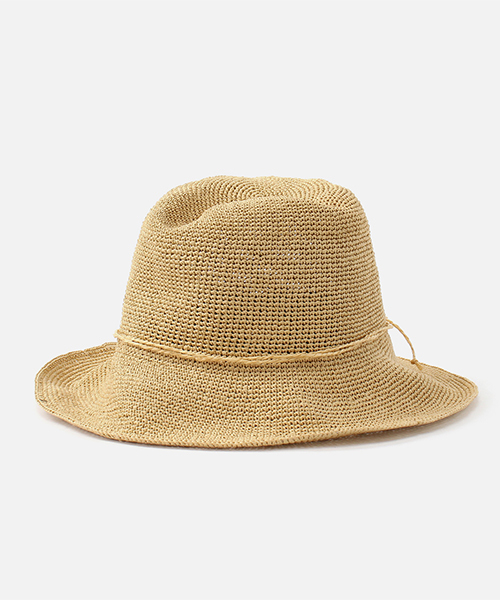 AZUL by moussy（アズールバイマウジー）の「PAPER FOLDING HAT/折り畳みペーパーハット（ハット・レディース・ベージュ/ブラック/ブラウン・FREE）」の16枚目の写真