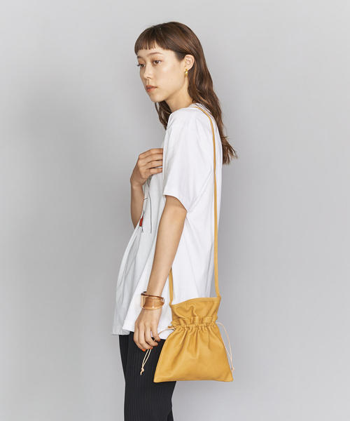 mormyrus（モルミルス）の「＜MORMYRUS＞レザーエプロンバッグ ◆（ショルダーバッグ・レディース・ブラウン/ブラック・FREE）」の8枚目の写真