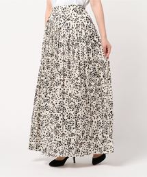 coca(coca) | レオパード柄ロング丈プリーツスカート(スカート)